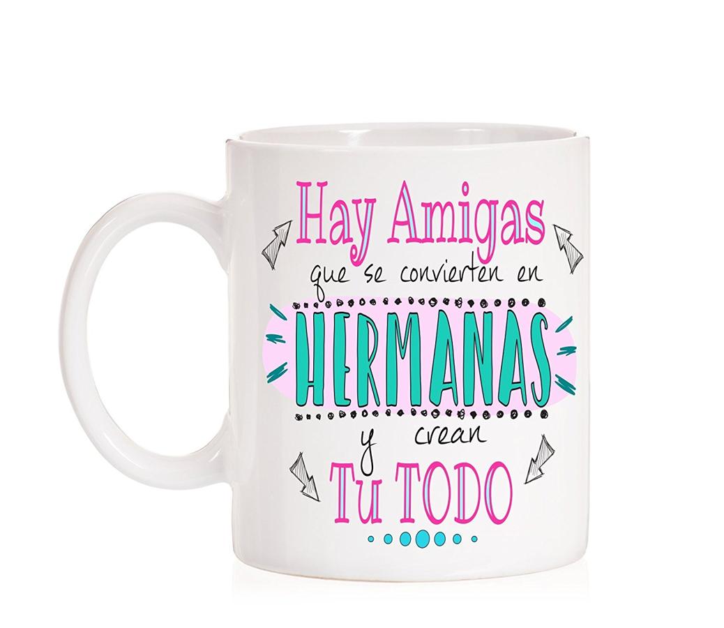 Taza con mensaje original y bonito de Amazon, 9,95 euros.