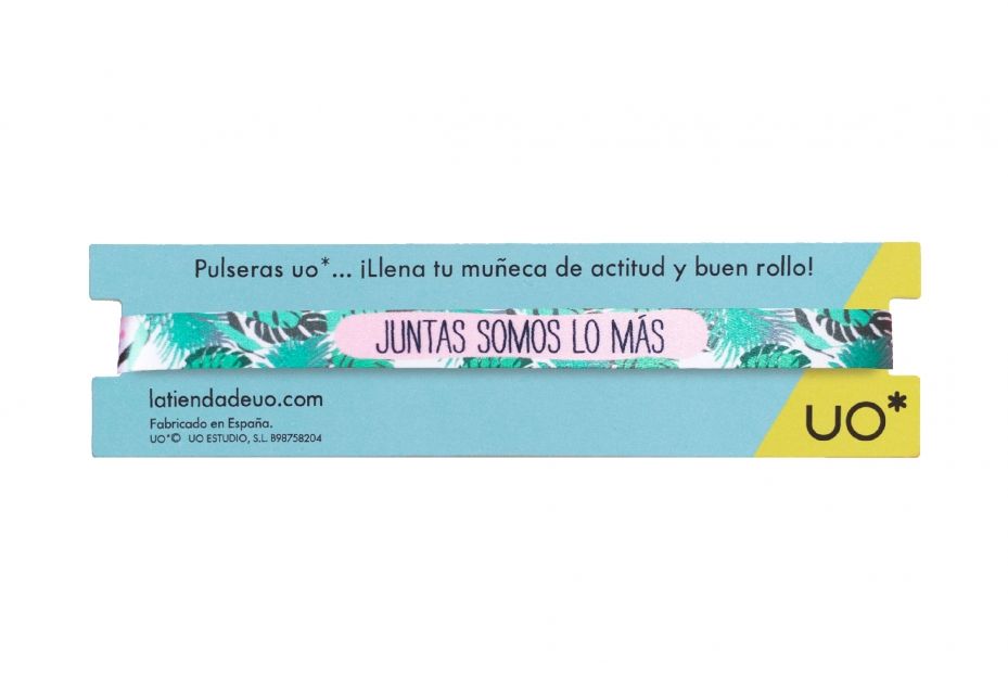Pulsera ‘Juntas somos lo más’ de UO*: 3,50 euros.