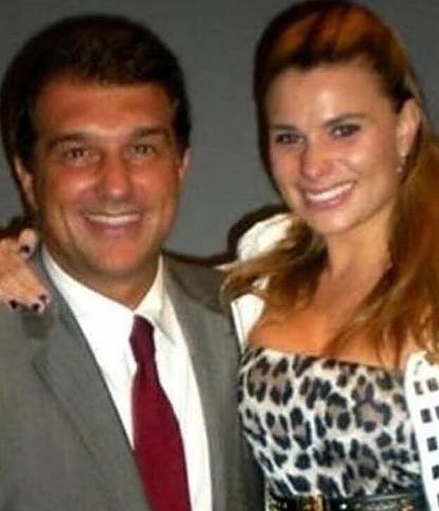 Joan Laporta y María Lapiedra.