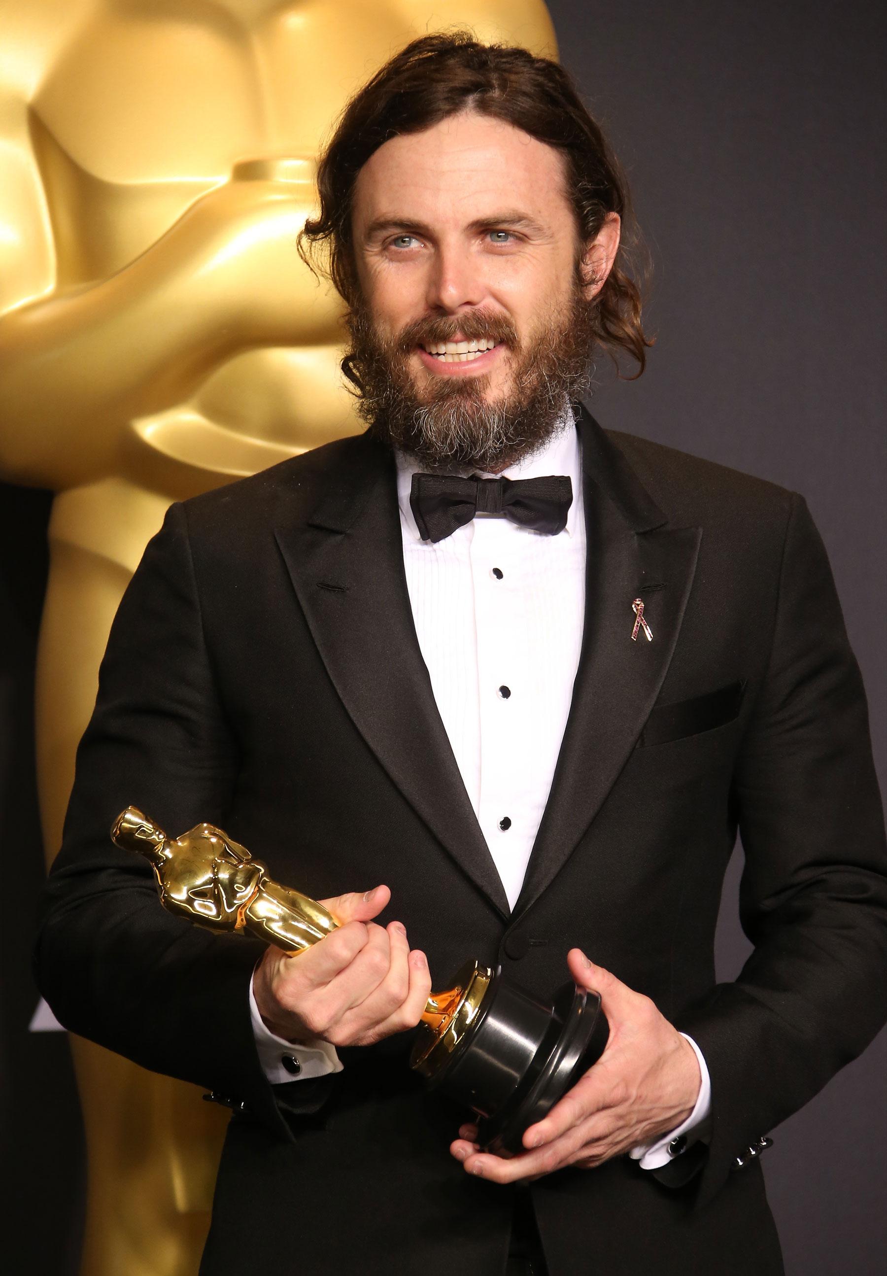 2017: Cassey Affleck. Oscar Mejor Actor por 'Manchester frente al mar'