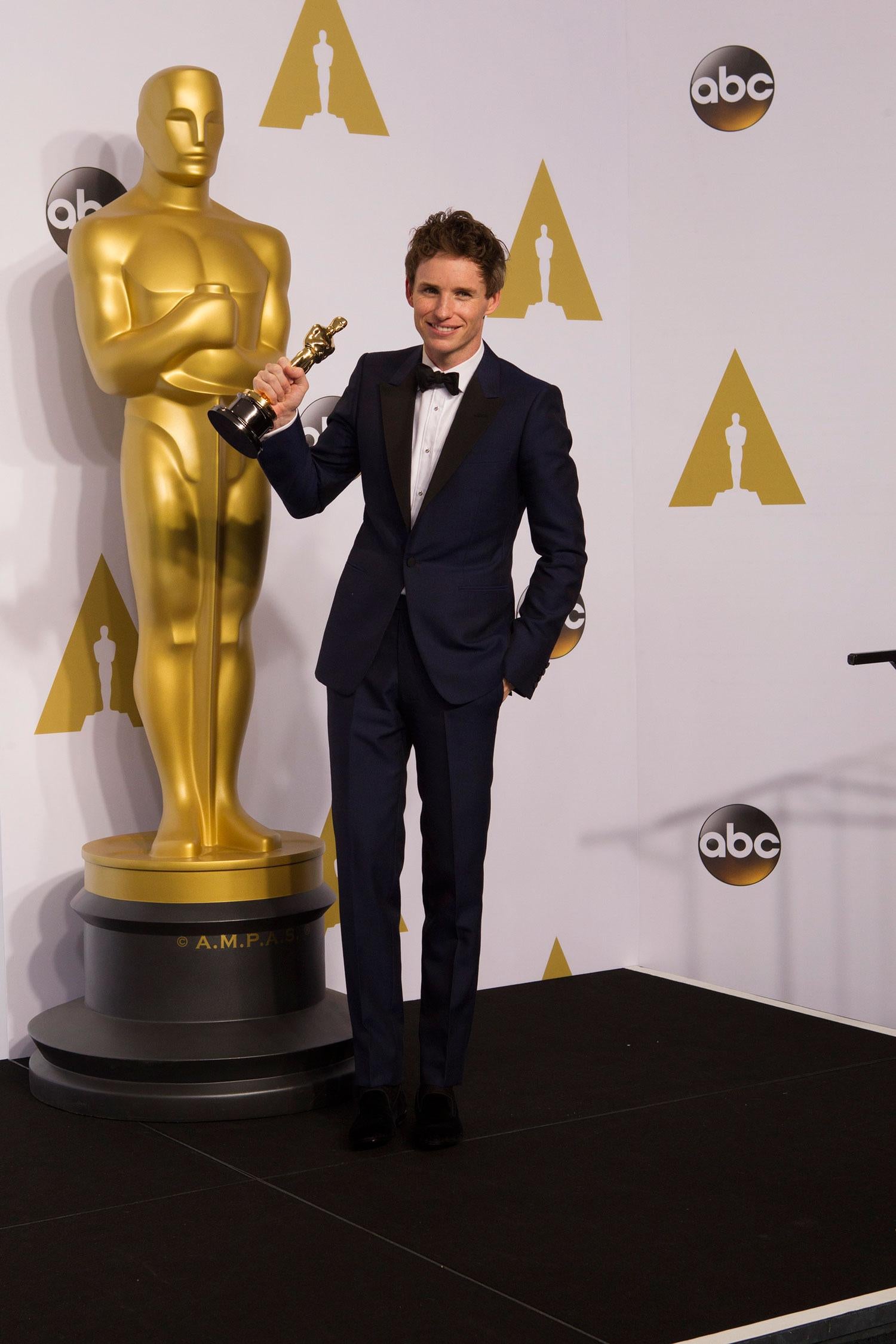 2015: Eddie Redmayne. Oscar Mejor Actor por 'La chica danesa'