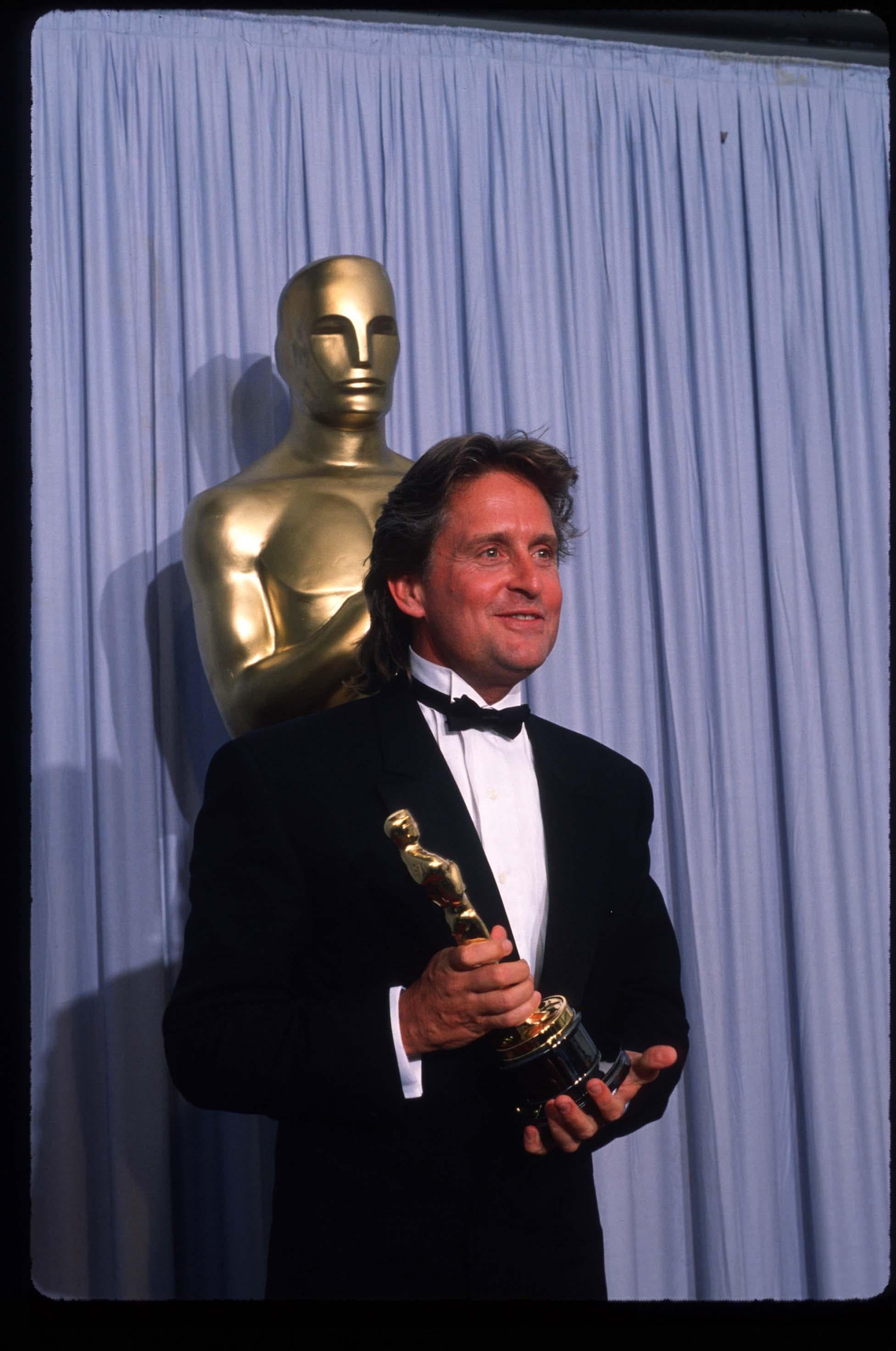 1988: Michael Douglas. Oscar Mejor Actor por 'El poder y la avaricia'