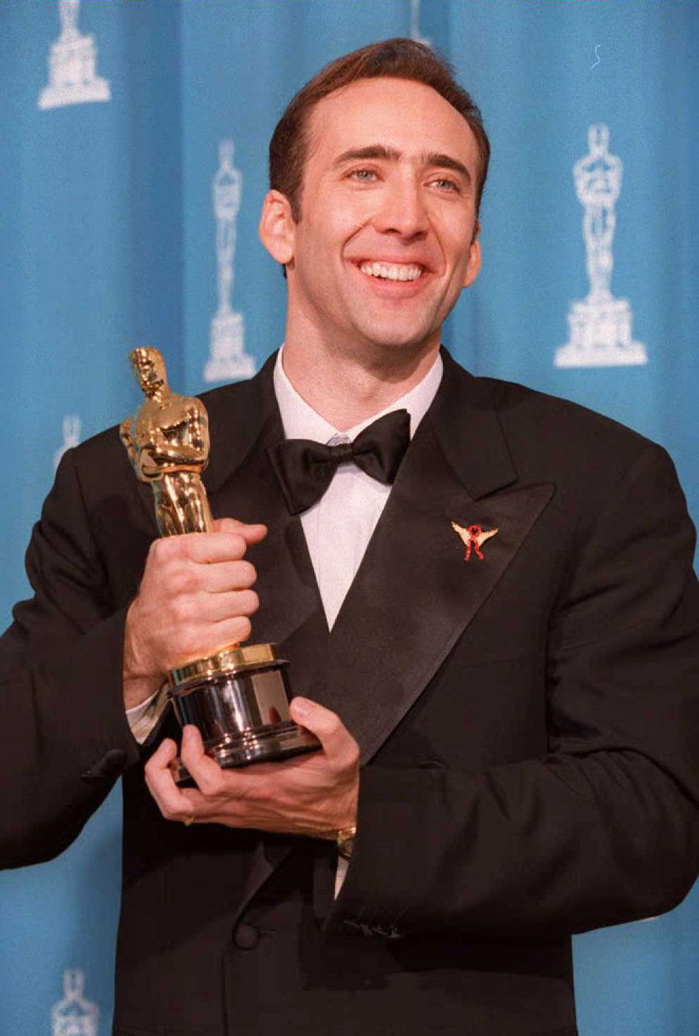 1996: Nicolas Cage. Oscar Mejor Actor por 'Leaving Las Vegas'
