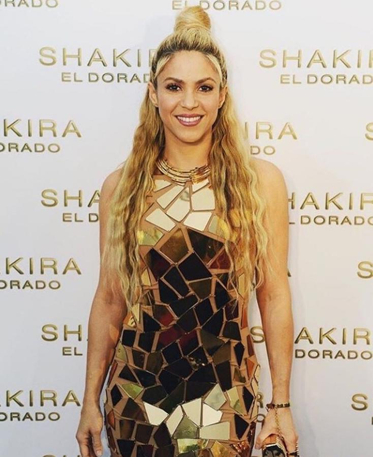Shakira celebraba el éxito de 'El Dorado' que ha conseguido llegar a ser número 1 en 34 países.