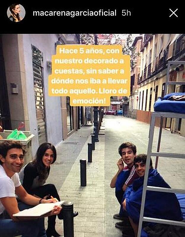 La imagen compartida por la actriz.