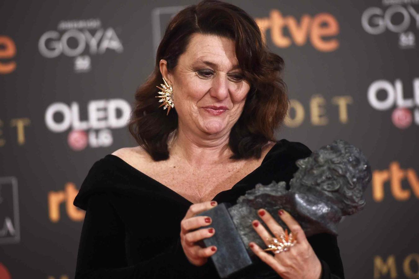 Adelfa Calvo, Premio Goya 2018 por Mejor Actriz de reparto por 'El autor'.