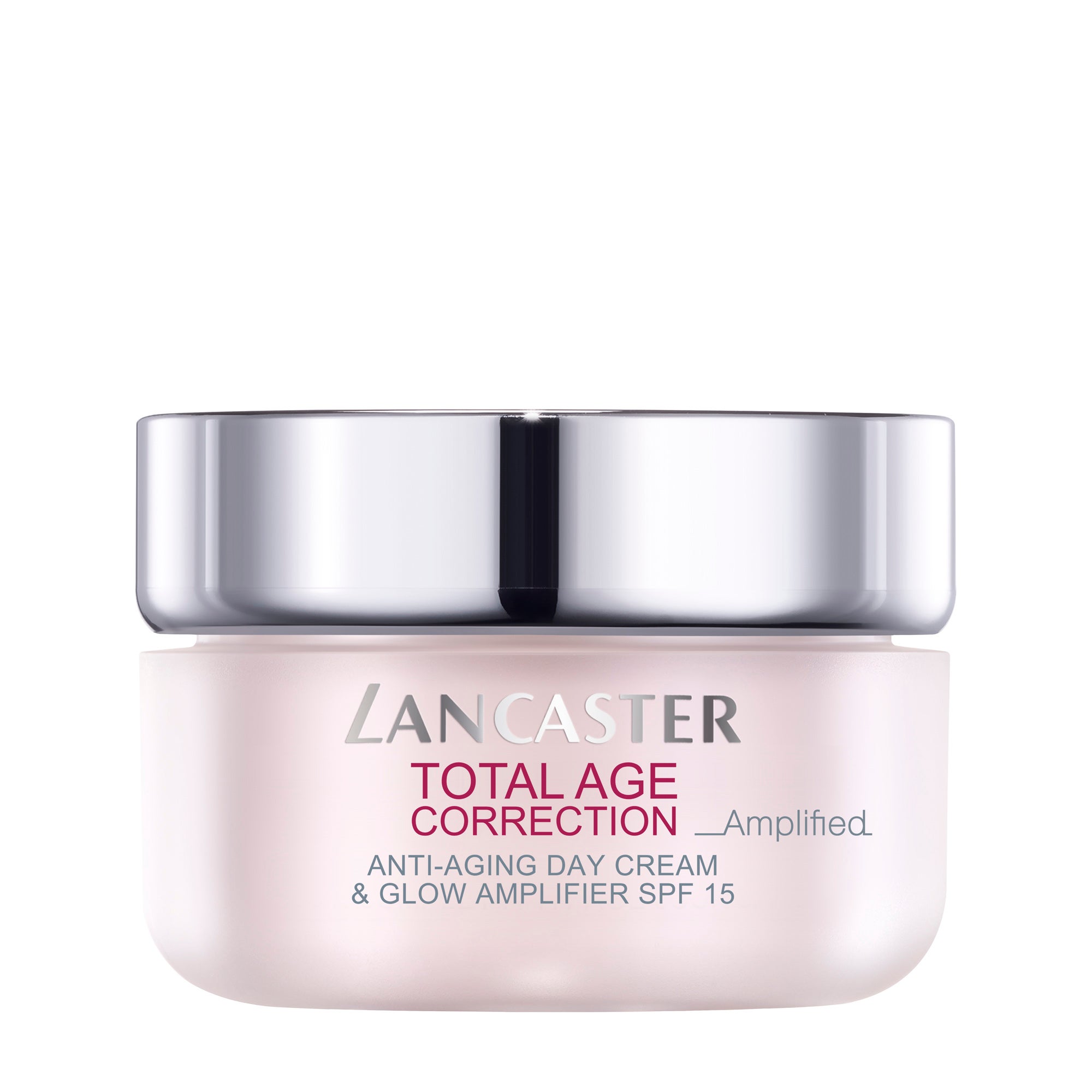 Crema hidratante Total Age Correction de Lancaster. Crema de día anti-edad con factor de protección 15, que hidrata, nutre, ilumina y rejuvenece. (88,30€)