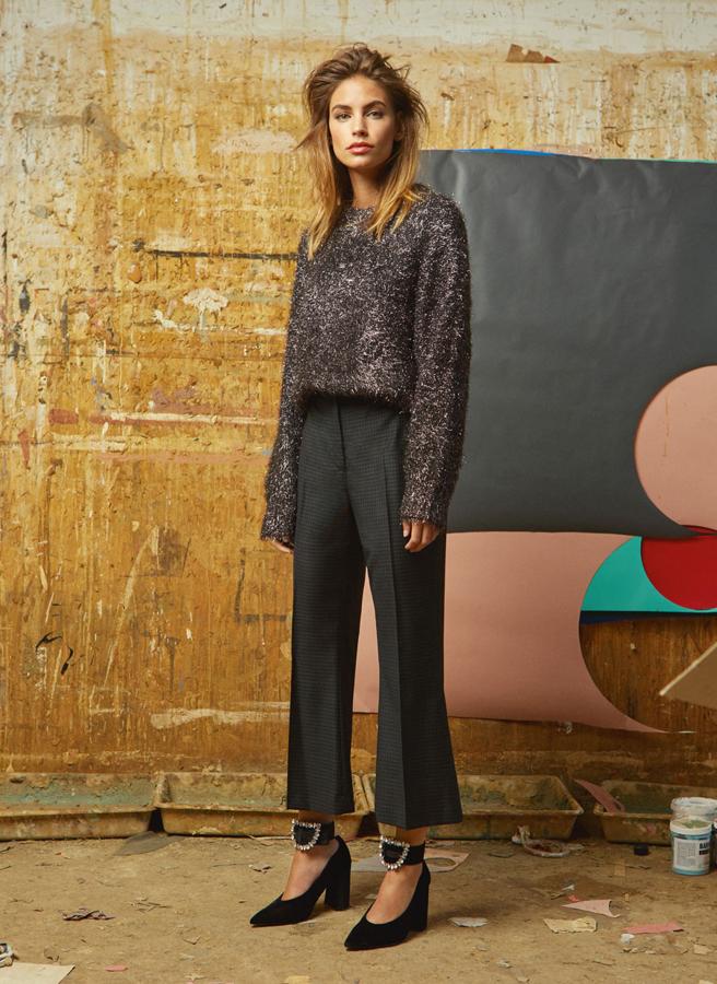 Pantalones de franela de Uterqüe. Precio: 29,95 euros.