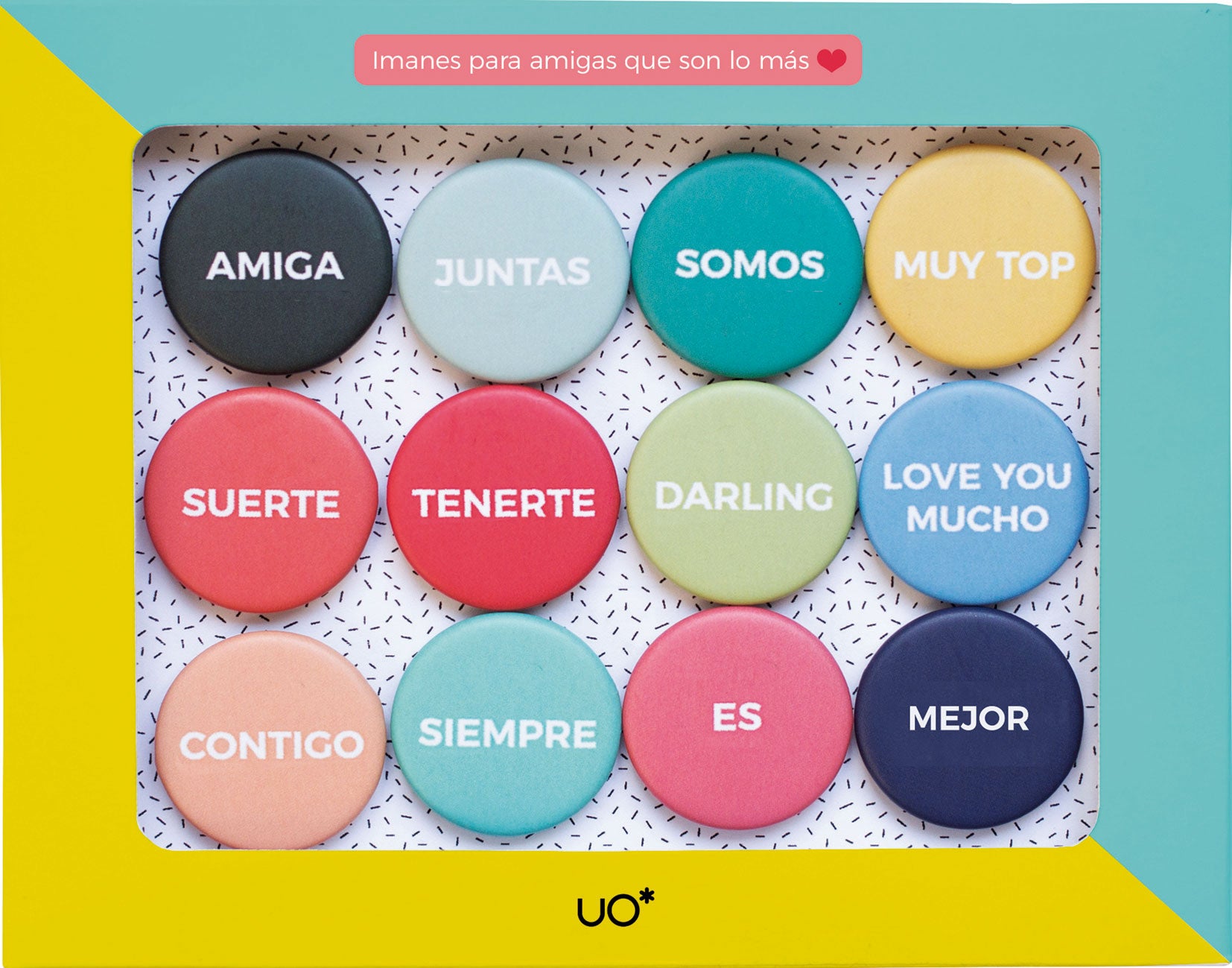 La firma valenciana Uo quiere hacer de San Valentín una fiesta no solo para los enamorados, también una celebración de la amistad y el amor fraternal. Con ese fin ha diseñado una colección de accesorios, objetos y planes para amigas.