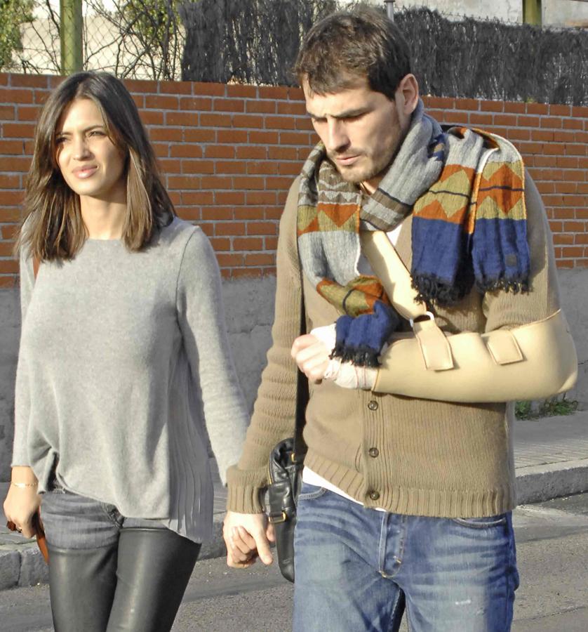 Sara Carbonero fue el mejor apoyo de Iker Casillas durante la lesión de muñeca que sufrió en 2013 y que fue el principio de sus problemas con José Mourinho.