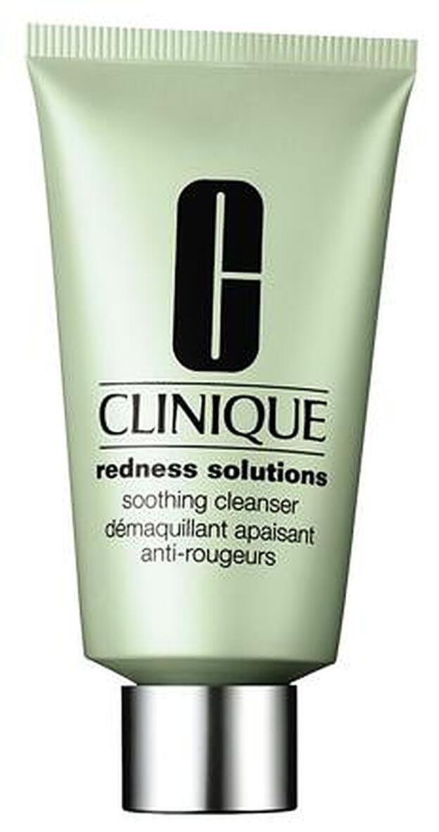 DESMAQUILLANTE: Redness Solution Soothing Cleanser de Clinique (29 €). Con probióticos.