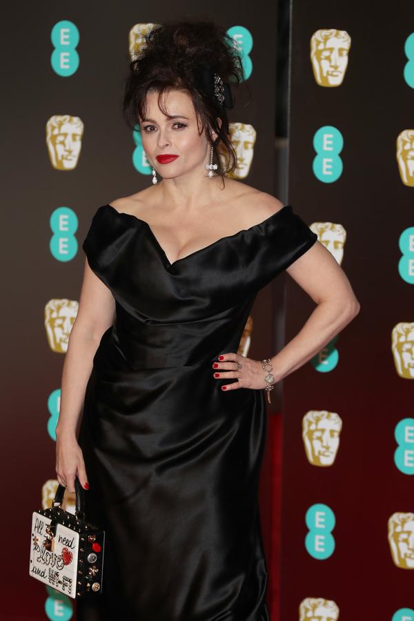 Hlena Bonham Carter con vestido de Vivienne Westwood.