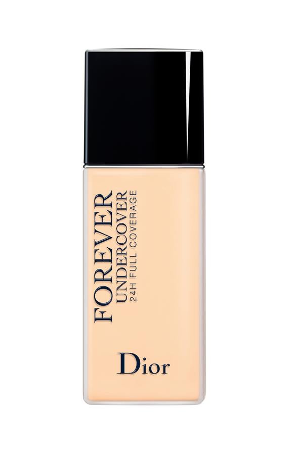 Diorskin Forever Undercover. Base de maquillaje ultra fluida y de alta cobertura que ofrece un acabado natural, la corrección de las imperfecciones y de los brillos. (46€)