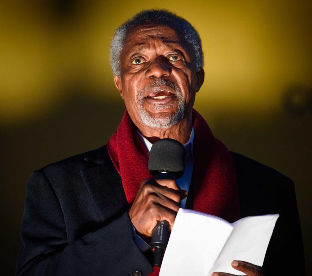 Kofi Annan, exsecretario general de la ONU y Nobel de la Paz, falleció a los 80 años.