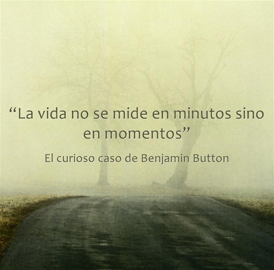 “La vida no se mide en minutos sino en momentos” El curioso caso de Benjamin Button