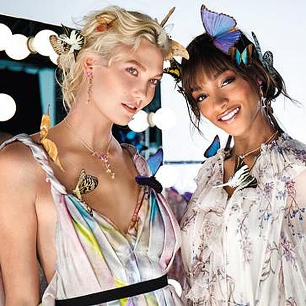 Jourdan Dunn y Karlie Kloss para Swarovski