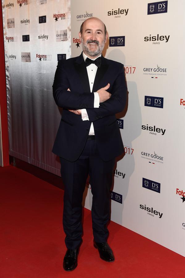 Javier Cámara, vestido de Pedro del Hierro, en los Premios Fotogramas de Plata, celebrados en las Joy Eslava de Madrid.