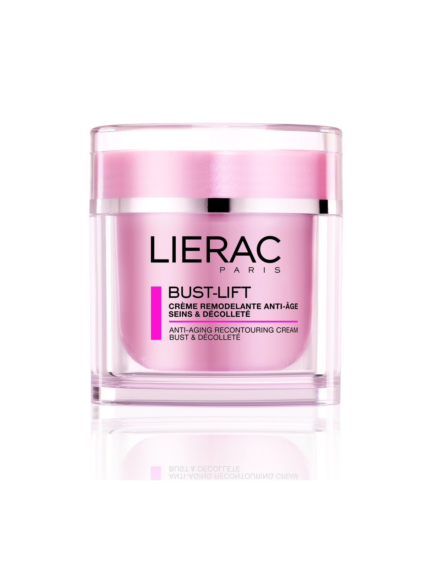 Bust Lift Crema modeladora de Lierac. Tratamiento anti-edad integral para el busto, que reafirma, difumina los defectos pigmentarios y rellena las arrugas. (50€)