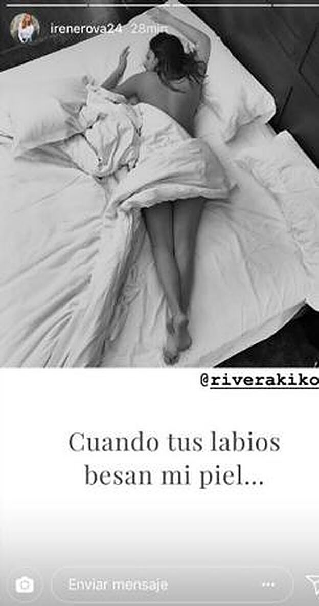 Irene Rosales también se ha desnudado a través de su Instagram 'Stories'.