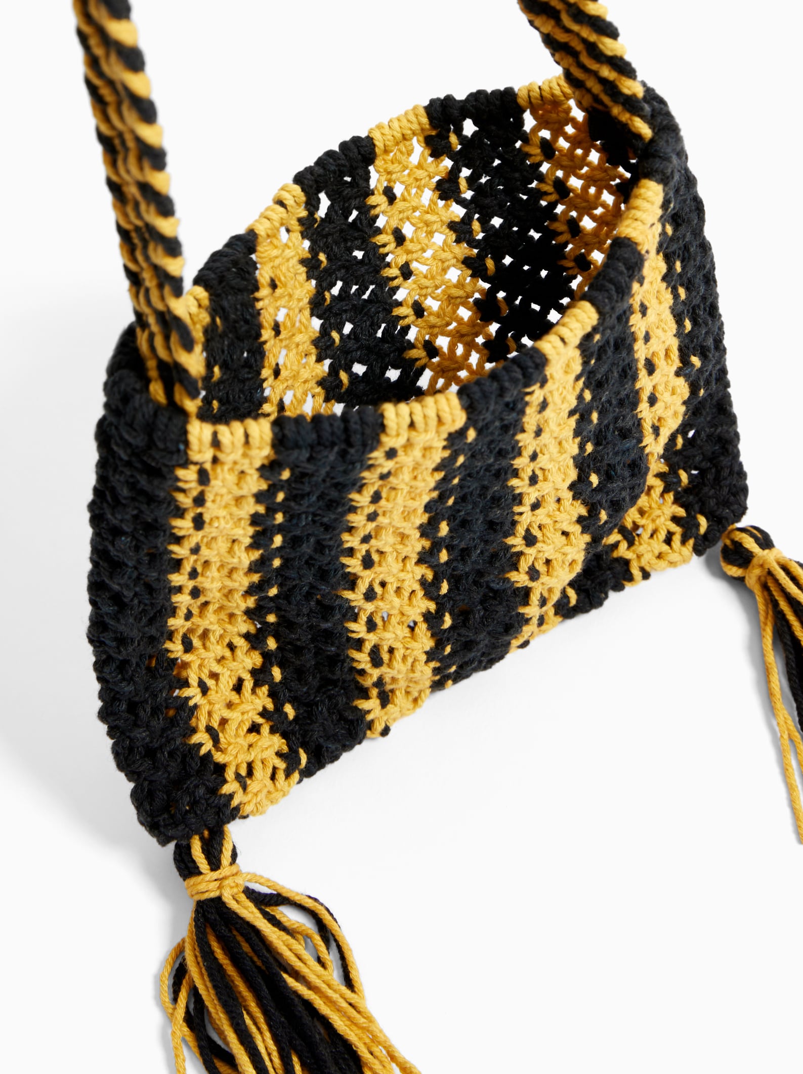 Bandolera combinada de algodón de Zara Kids: 15,95 euros.