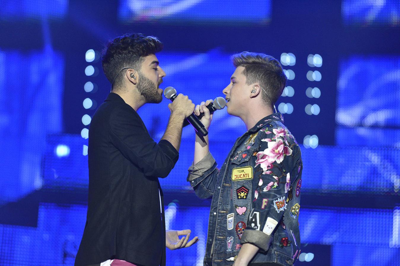 'Manos vacías' es la canción que cantan juntos Agoney y Raoul en la gira de OT 2017.