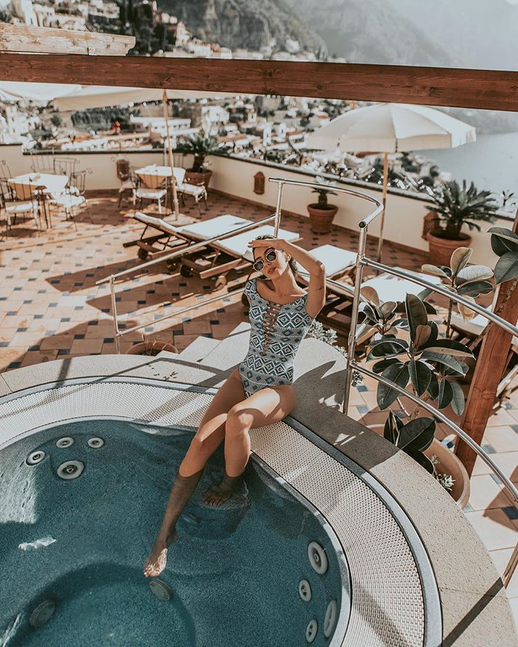 Hotel Conca d'Oro, en Positano, Italia: 3.450 seguidores en Instagram. Numerosos instagramer acuden para fotografiarse con sus maravillosas vistas. Foto: @Jess_Dantass