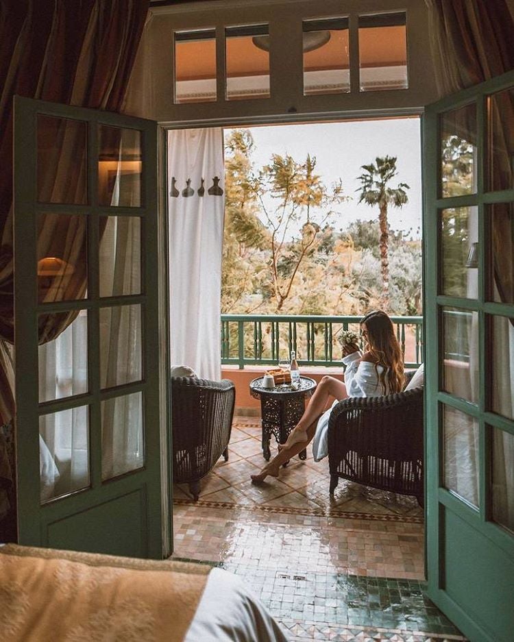 La Mamounia, en Marrakech: 86.700 seguidores en Instagram. Un hotel con mucha historia en Marrakech, en él se alojó el mismísimo Wiston Churchill. Foto: @Lucaspinhel