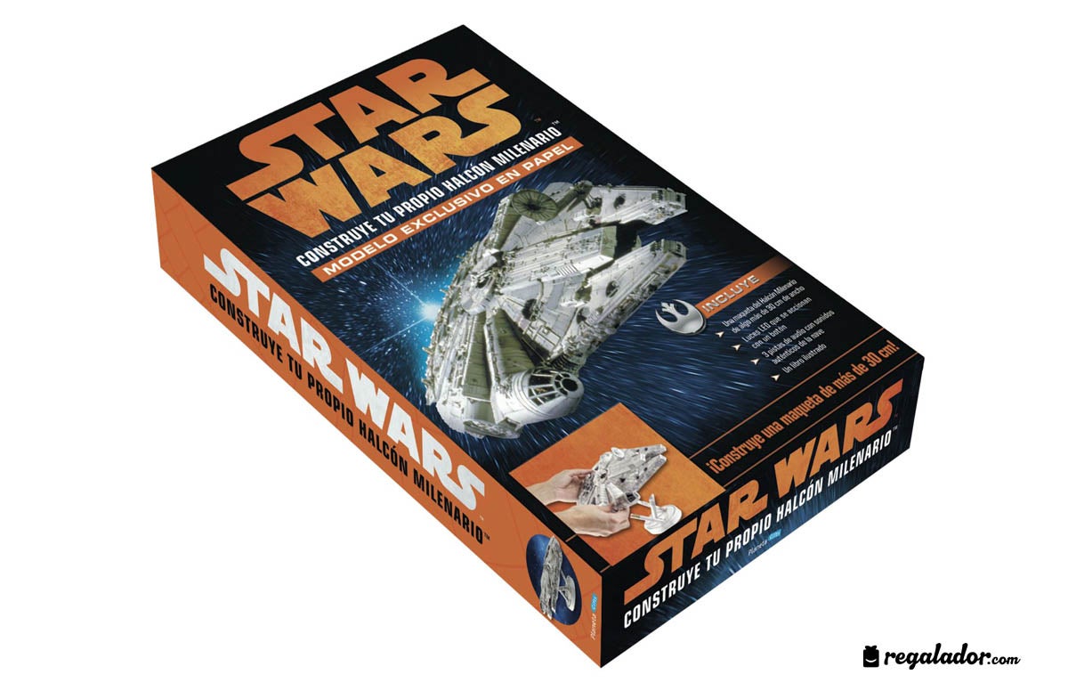 ¡Construye tu propio Halcón Milenario! Será difícil que lo saques de casa, pero se divertirá. 26,95€