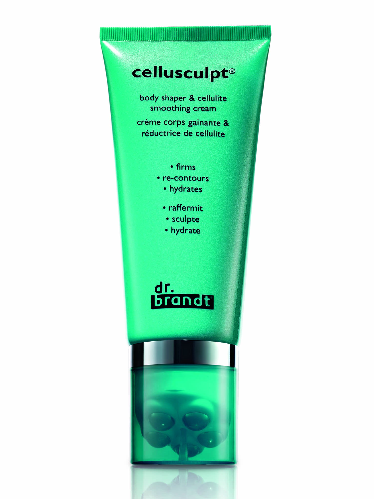 Crema anticelulítica Cellusculpt  de dr.brandt. Anticelulítica sin alcohol, con el poder de la cafeína x2 y un aplicador con acción masaje estimulante que remodela y reafirma. (59,90€, en Sephora)