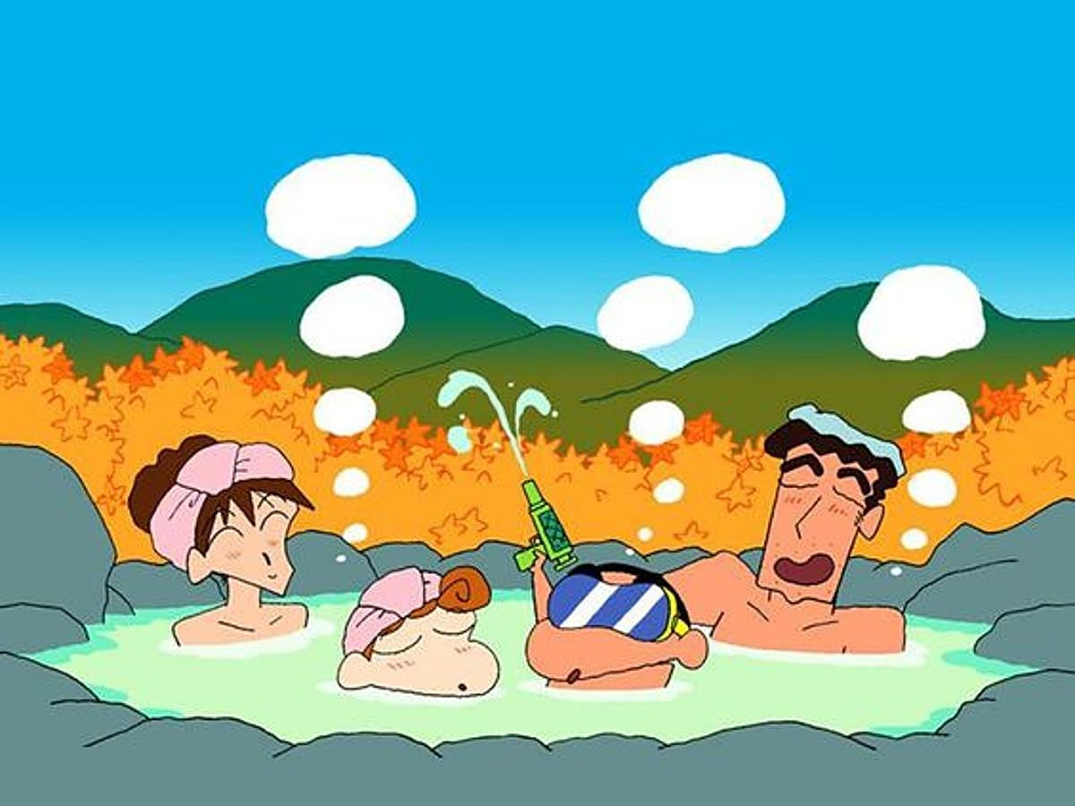 Huiríamos de él... Shin Chan es un hijo difícil de llevar, pero Hiroshi Nohara no nos gusta nada.
