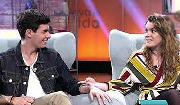 Alfred y Amaia, cómplices, duramte su paso por 'Viva la vida'.