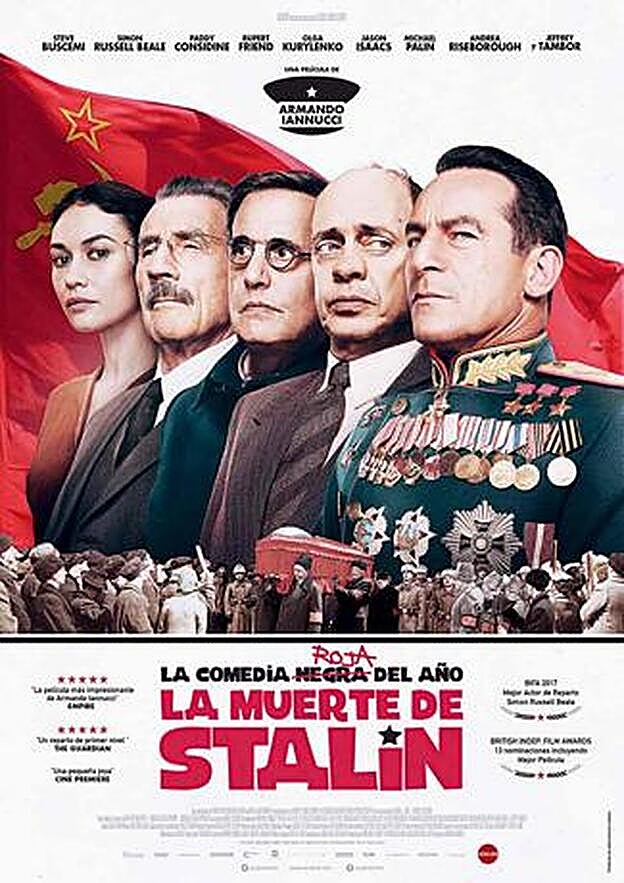 'La muerte de Stalin' se autodenomina como la "comedia roja del año".
