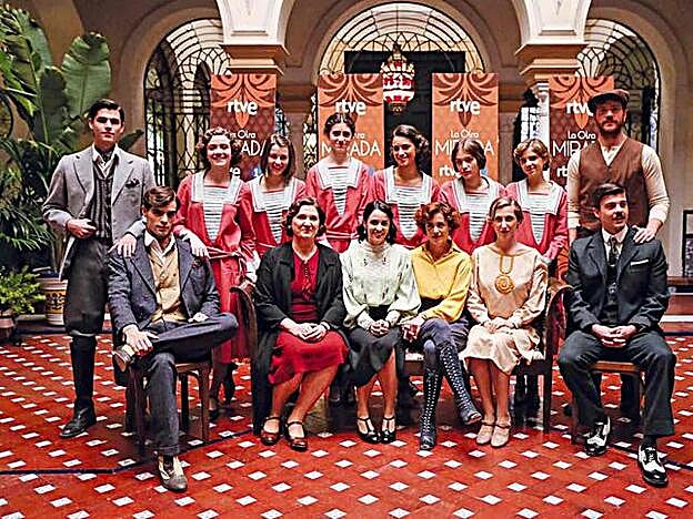 Reparto de la nueva serie de TVE, 'La otra mirada'.