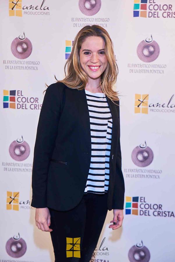 Cristina Lasvignes entre los famosos que asistieron al estreno del documental 'El fantástico hidalgo de la estepa póntica'.