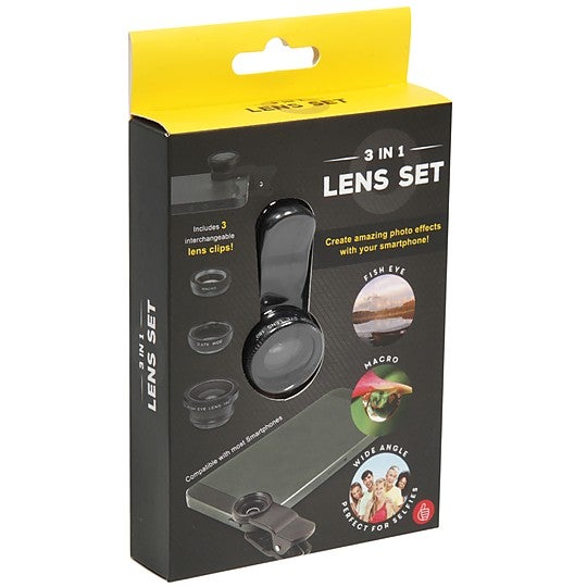 Para los amantes de las fotos y aquellos que documentarán toda tu vida desde que naces hasta que le dices “papá no más fotos” cual paparazzi, este lente para el móvil le entretendrá con algo más que contigo en el objetivo. 17.45€