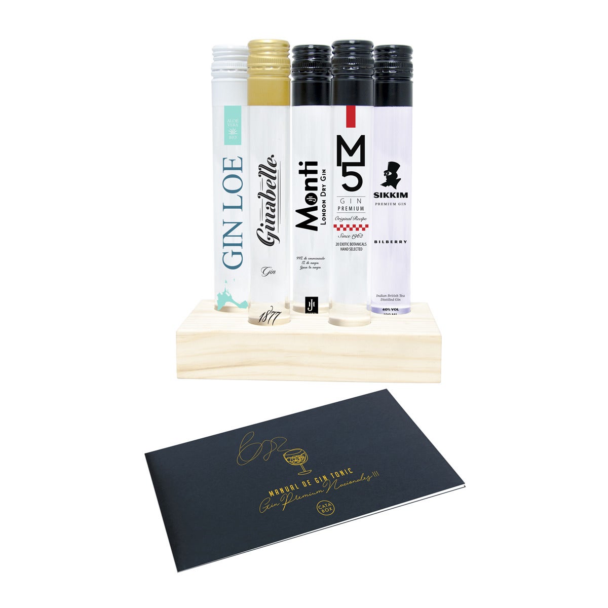 Si es gourmet, y le gusta la coctelería y probar e innovar, qué menos que probar este pack de ginebras Premium Nacionales Catabox. De hecho, galardonadas. 44.95€