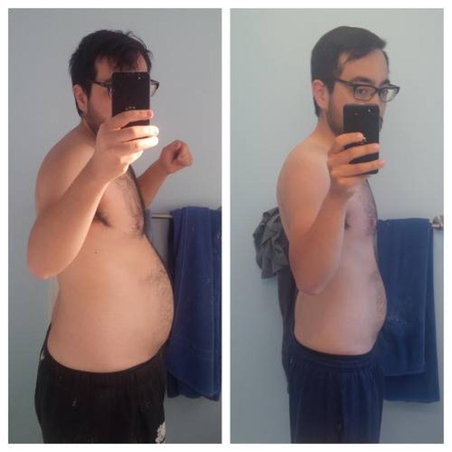 Facebook: Before and After weight loss