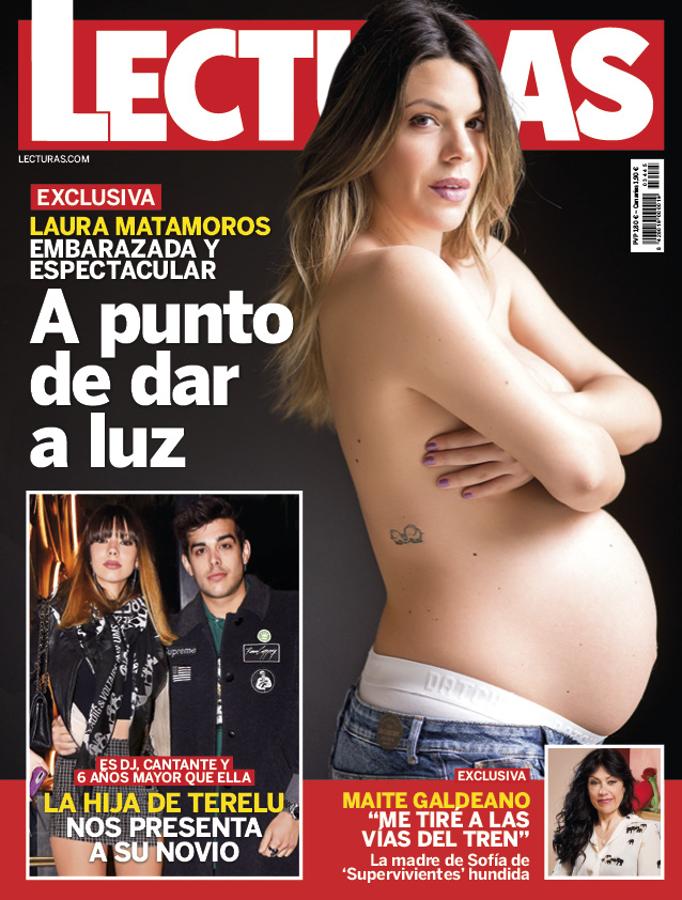 Laura Matamoros está viviendo su primer embarazo con gran ilusión. Por eso, la hija de Kiko Matamoros ha posado sin ropa para la portada de 'Lecturas'. "Estoy encantada. Mi hijo verá el reportaje y dirá: “Ahí, en esa tripa, estaba yo”, ha afirmado.
