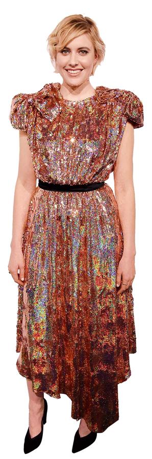 Este es su estilo en la red carpet, sencillo con detalles. (Gucci)