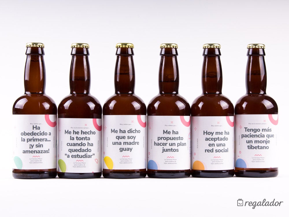 Las madres más enrolladas se divertirán con sólo ver una de estas botellas pues confiesan por sí solas. ¡Se merece que la agregues a Facebook! 21.95€