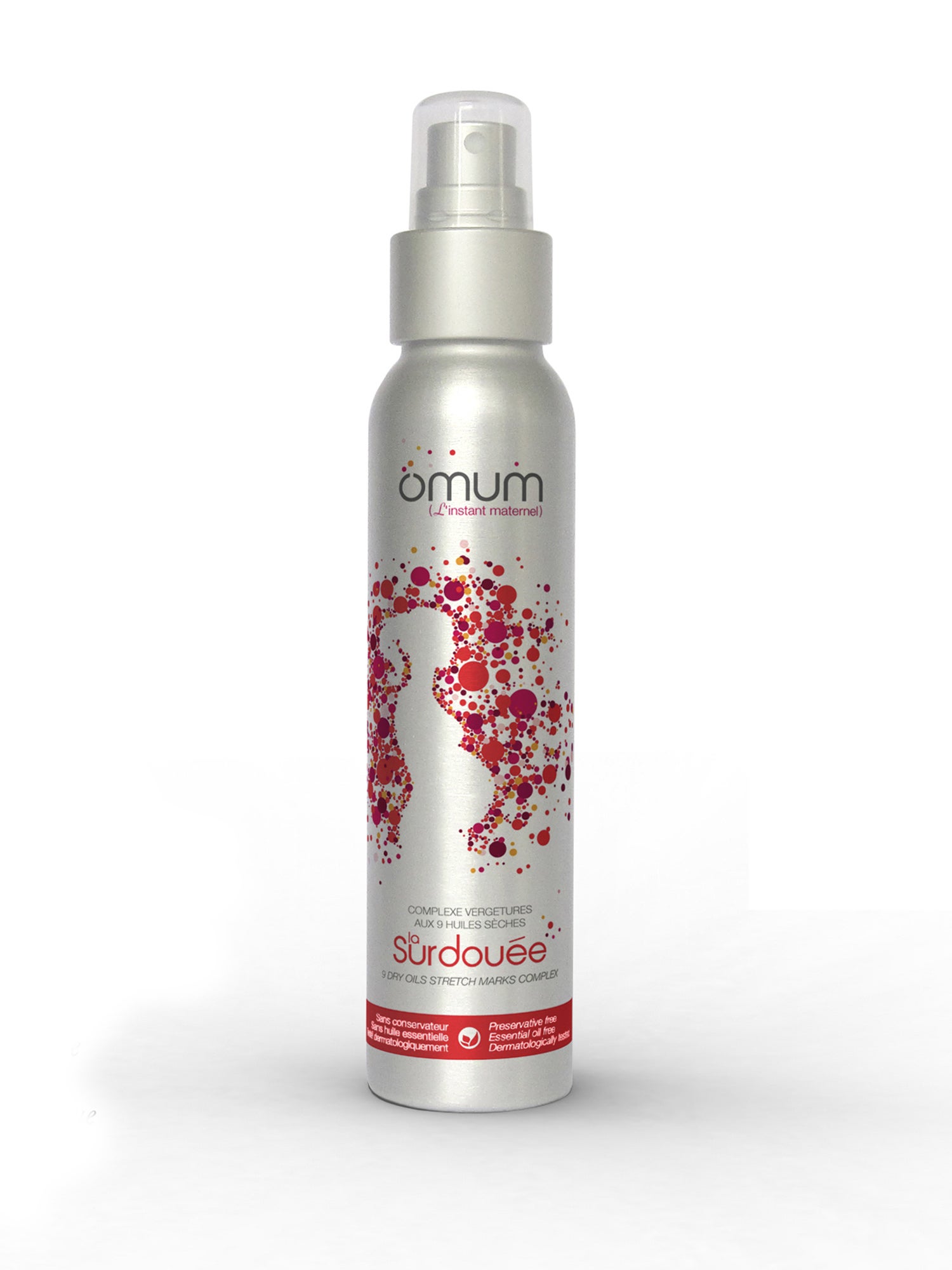 Una solución completa y segura para prevenir las estrías durante el embarazo. Se absorbe fácilmente y no es graso. En su fórmula destaca el aloe vera, hidratante y calmante, aceites 100% orgánicos (equilibro de omegas 3, 6 y 9), plantas como la borraja, la camelina y la onagra vespertina que controlan la inflamación y aceites de jojoba, albaricoque, ciruela y argán. (37,90€)