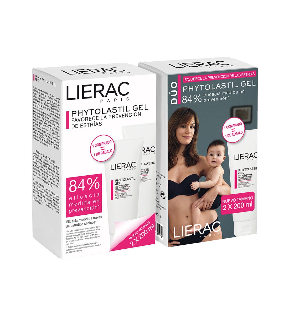 Dosificado al 35% en un complejo vegetal reestructurante, este gel no graso contribuye a prevenir la aparición de las estrías en los senos, vientre, caderas y muslos. Perfecto para usar durante la pubertad, el embarazo o en cualquier momento de cambios de peso. (29,40€)