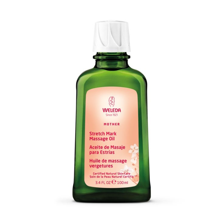 Ayuda a prevenir la aparición de las estrías y a reducir las ya existentes en vientre, muslos, nalgas y pecho. La piel se tonifica, quedando más lisa y flexible. En su fórmula: el aceite de almendra dulce y de jojoba que suavizan e hidratan la piel. El aceite de germen de trigo, rico en vitamina E, y los extractos de árnica, con efecto tonificante. Apto para veganos y perfecto para embarazadas. (14€)