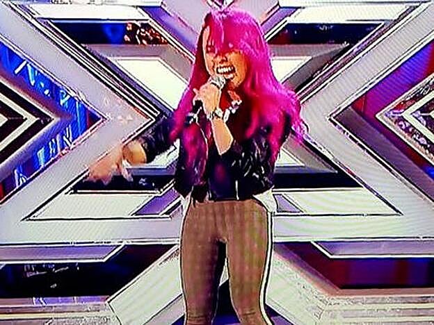 Crislo en la audición de Factor X.