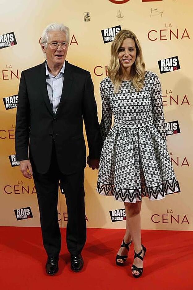 Richard Gere y Alejandra Silva, a punto de convertirse en marido y mujer.