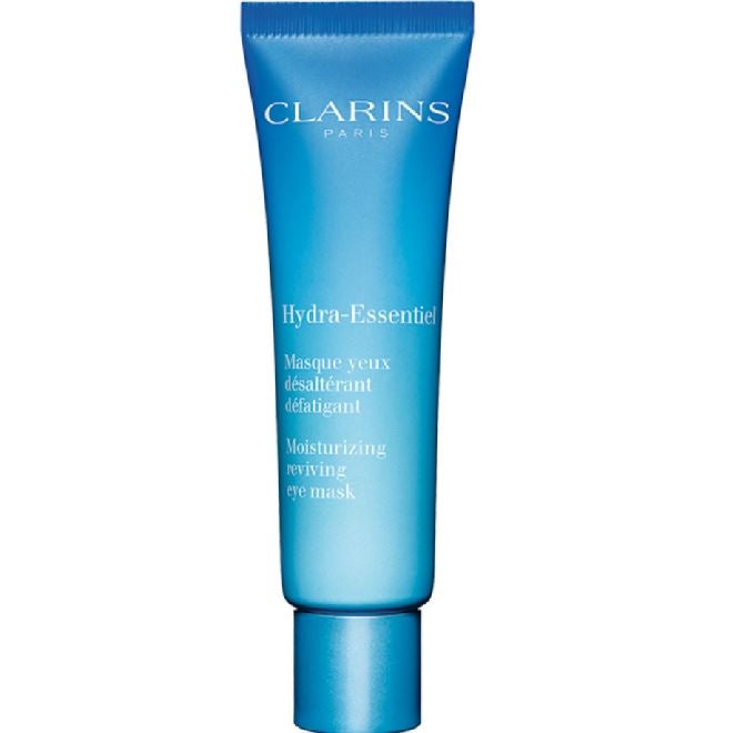 Hydra-Essentiel Masque Yeux Désalterant Défatigant de Clarins (41,10 €).