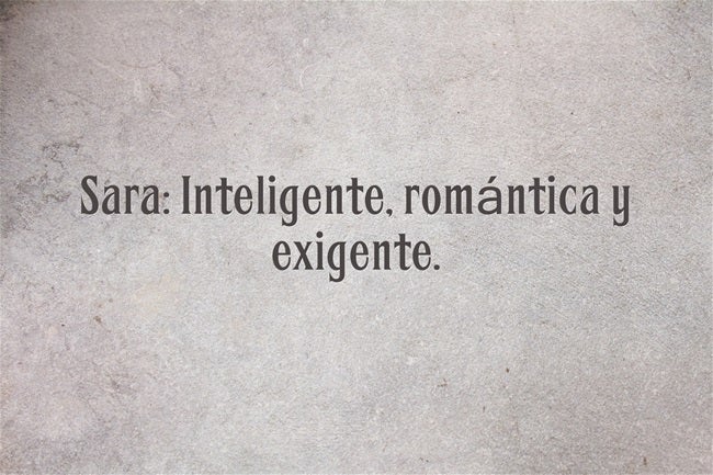 Sara: Inteligente, romántica y exigente. Sara es un nombre de origen hebreo que significa ‘princesa’. Es una persona que se muestra muy contenta con sus seres queridos cerca, es inteligente y pasionaria.