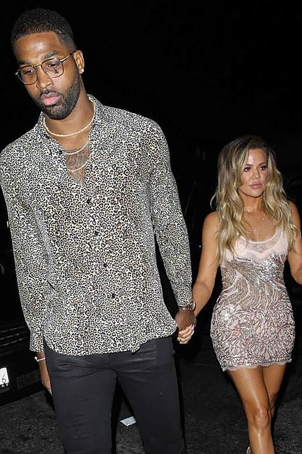 Tristan Thompson en una imagen de archivo junto a Khloé Kardashian.
