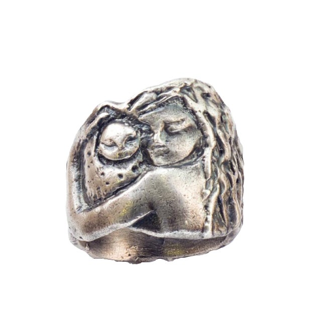 Anillo maternidad de plata de Pia.