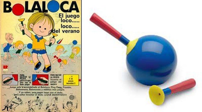 Llegaba el verano y las televisiones eran invadidas por el anuncio de La bola loca, un juego que consistía en retener hábilmente una pelota con un curioso palo.